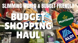 Budget Shopping Haul | Slimming World | Morrisons haul | Aldi haul | All syns included