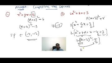 IGCSE/IB MATH (A level)- Completing the Square