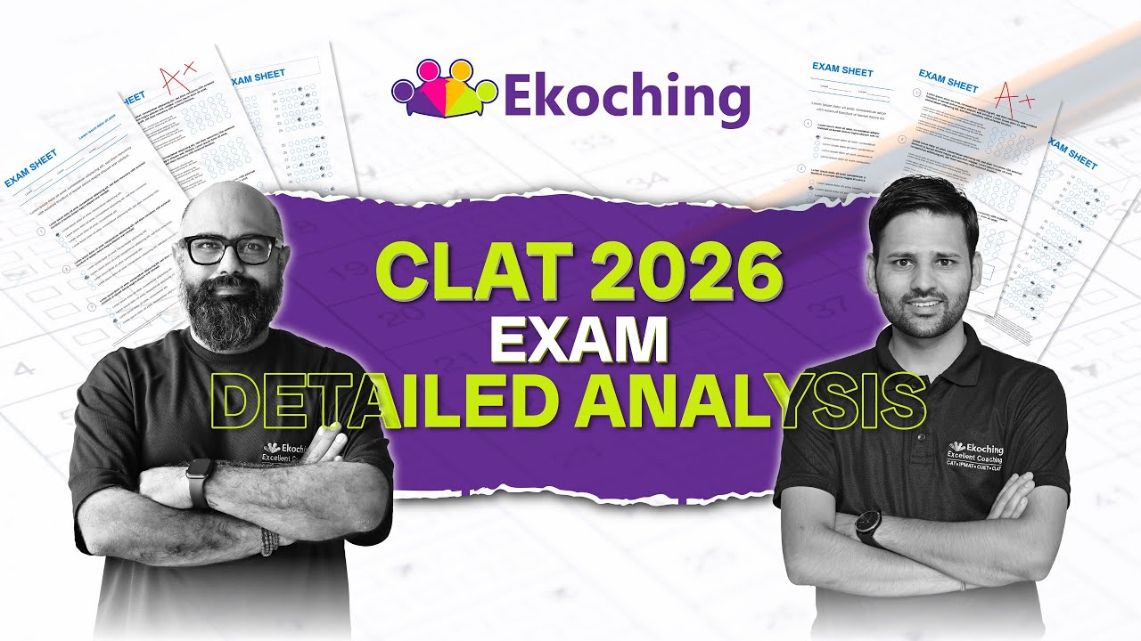 CLAT 2026 Exam Detailed Analysis| Difficulty Level, Cut-Off & Section ...