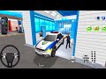 New Hyundai Police Officer Car in Washing &amp; Gas Station - 3D Driving Class 2026 - Android Gameplay