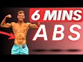 Follow Along 6 Min. AB WORKOUT (no equipment) | Watermelon Protein Smoothie