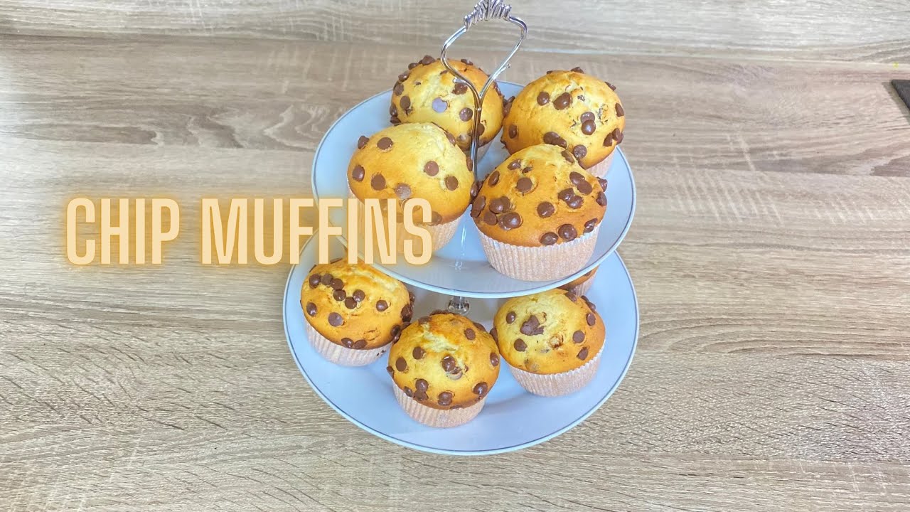 Chip Muffins🍪 Chocolate chip muffins easy recipe in Urdu Hindi NFS
