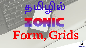 Ionic Framework in Tamil - Form, Grids