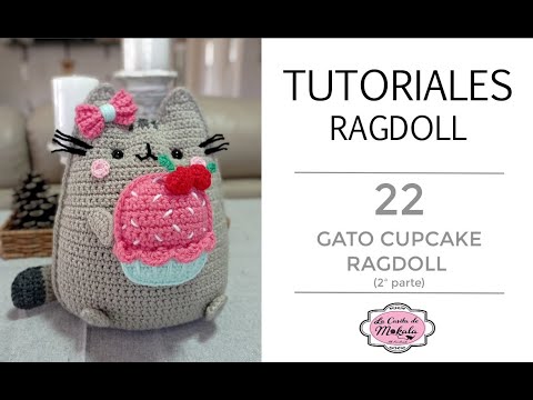 GATO   CUPCAKE RAGDOLL Amigurumi (Amigurumi Ragdoll PUSHEEN CUPCAKE Squishmallow Type) | (2/2)