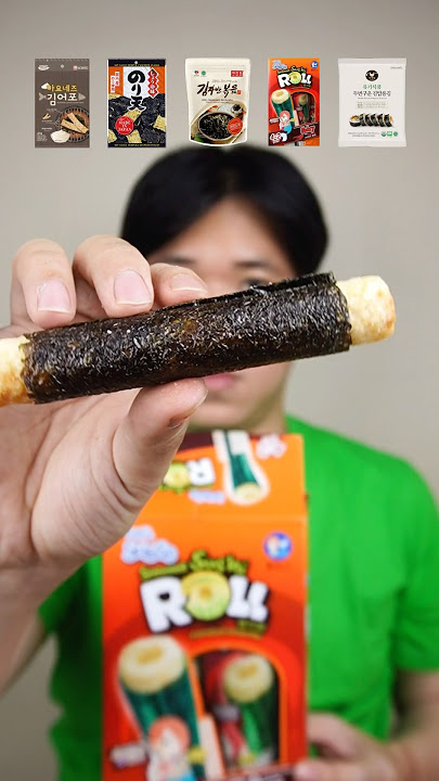EATING VARIOUS KIND OF SEAWEED #asmr #mukbang