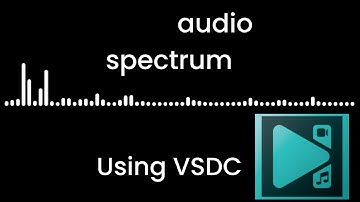 how to add audio spectrum into your video using VSDC video editor