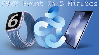 Apple September 2020 Event Recap In 5 Minutes