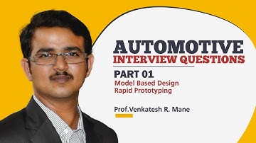 Automotive Interview questions PART 1- Model based design, rapid prototyping