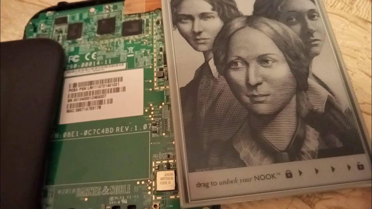 Nook Simple touch Touch screen dont work YouTube