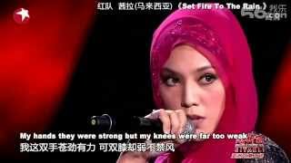 Video thumbnail of "Asian Wave 20120912 : Shila Amzah - Set Fire To The Rain"