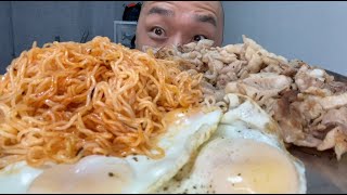 Watch me eat some Samgyup Sal and Bibim Noodles!!!