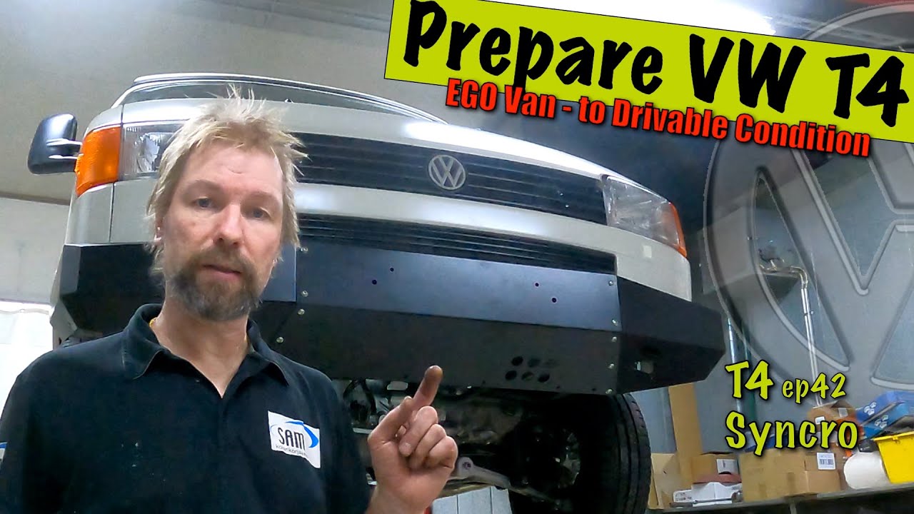 Давайте подготовим VW T4 к рабочему состоянию, прокачав сцепление и гидроусилитель руля и т. д.