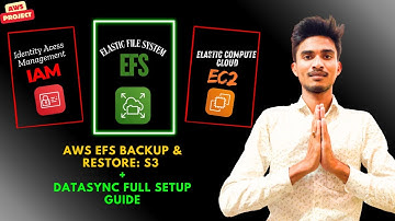 AWS Project: EFS Backup and Restore System Using S3 | Automate EFS Backups with AWS DataSync