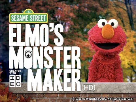 Elmo's Monster Maker HD - Best iPad app demo for kids - Ellie