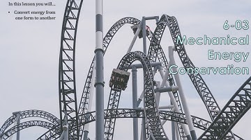 HSPhysics 06-03 Mechanical Energy Conservation