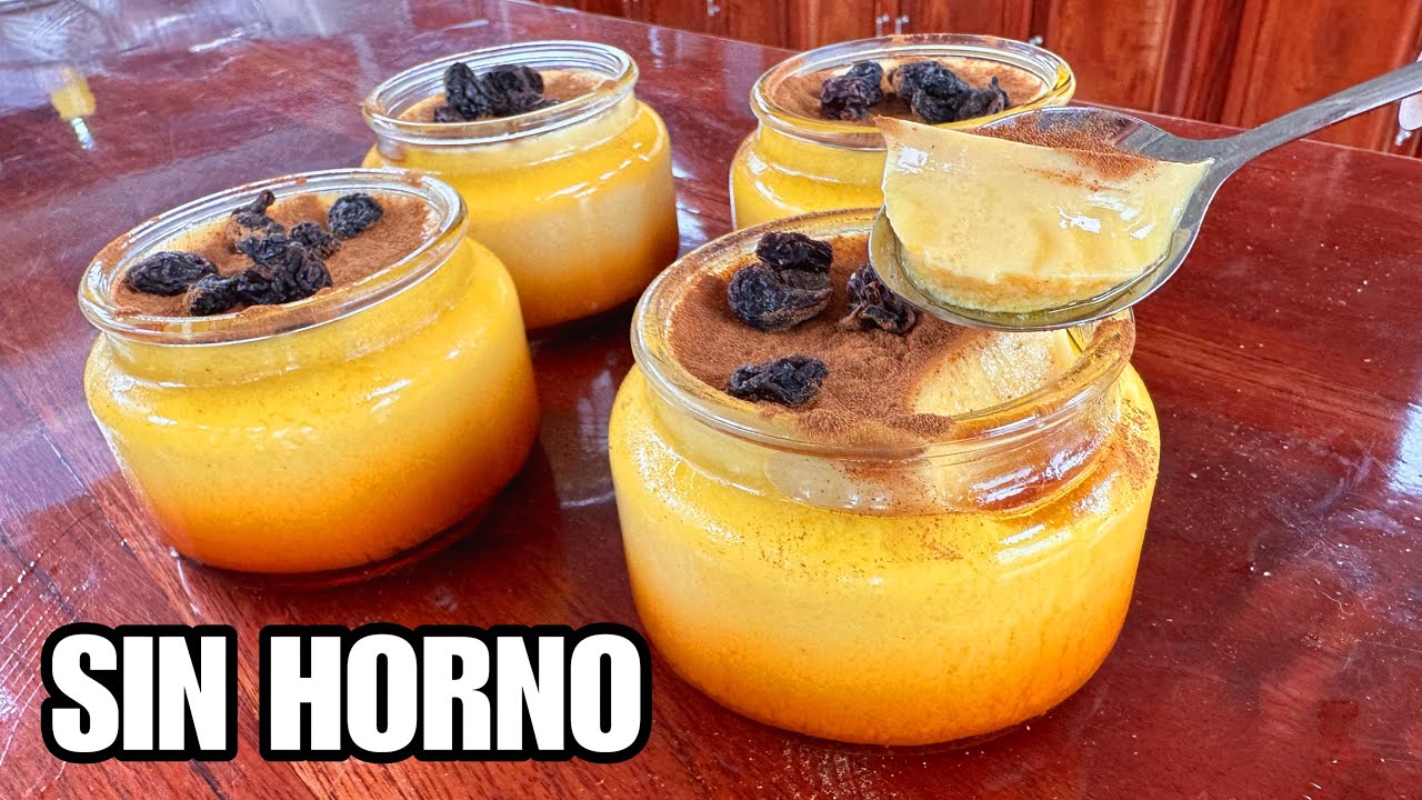 FLAN DE ARROZ CON LECHE SIN HORNO¡ (postre para venta)