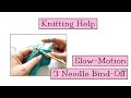 Knitting Help - Slow Motion 3 Needle Bind-Off