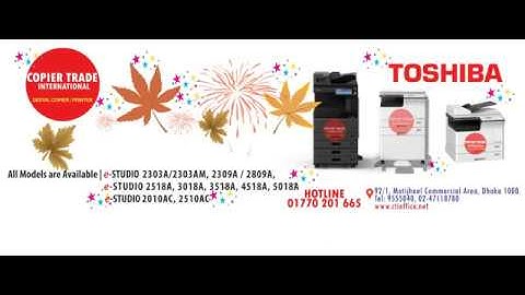 toshiba e studio advanced range CTi