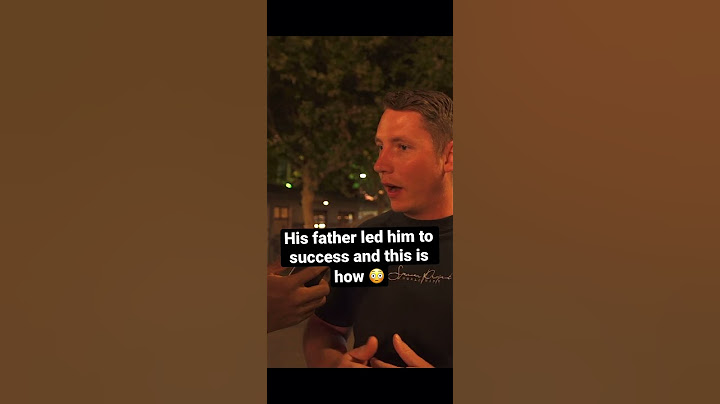 A strong father leads his family and children to success #interviews #street #australia