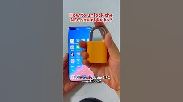 How to unlock NFC smart lock?#padlock #smartlock #NFC lock #rfidlock #securitylock #rfidsolution