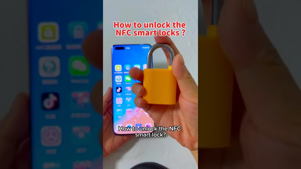 How to unlock NFC smart lock?