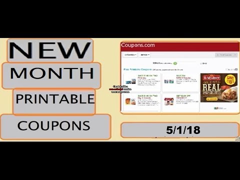 *HOT* FIRST OF THE MONTH Printable Coupons!- 5/1/18