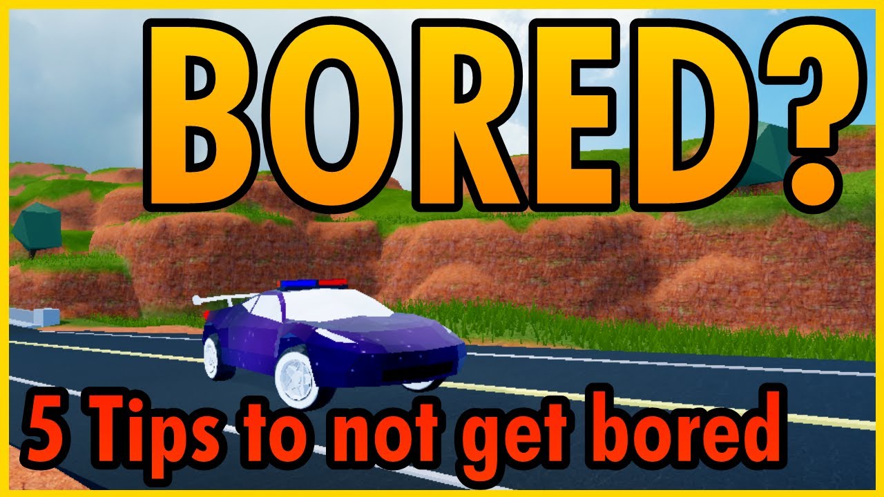 Top 5 Things To Do When Bored In Jailbreak Roblox Youtube - the top 5 best cars in roblox jailbreak youtube