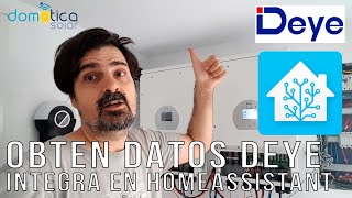 Deye inverter, configure in Home Assistant