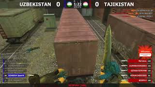 Матч-Реванш по CS 1.6 [UZBEKISTAN -vs- TAJIKISTAN] 2map @Alexkn1feTV