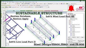 How to Apply Section Database in Staad I Section Database I Section Database kaise add kre staad me