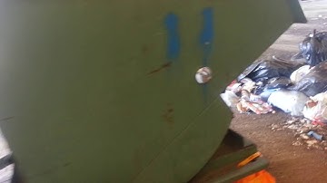 Self dumping hopper on trailer frame dump truck trash fast