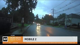 Mobile Weather Lab Checking Conditions In Leonia, N.j.