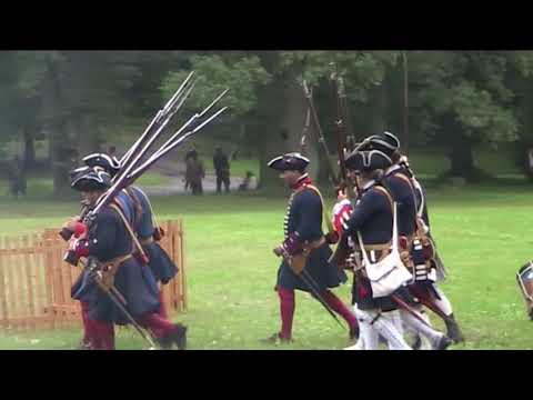 Zeitreise ins 18. Jahrhundert - Darstellung der Schlacht von Germantown 1