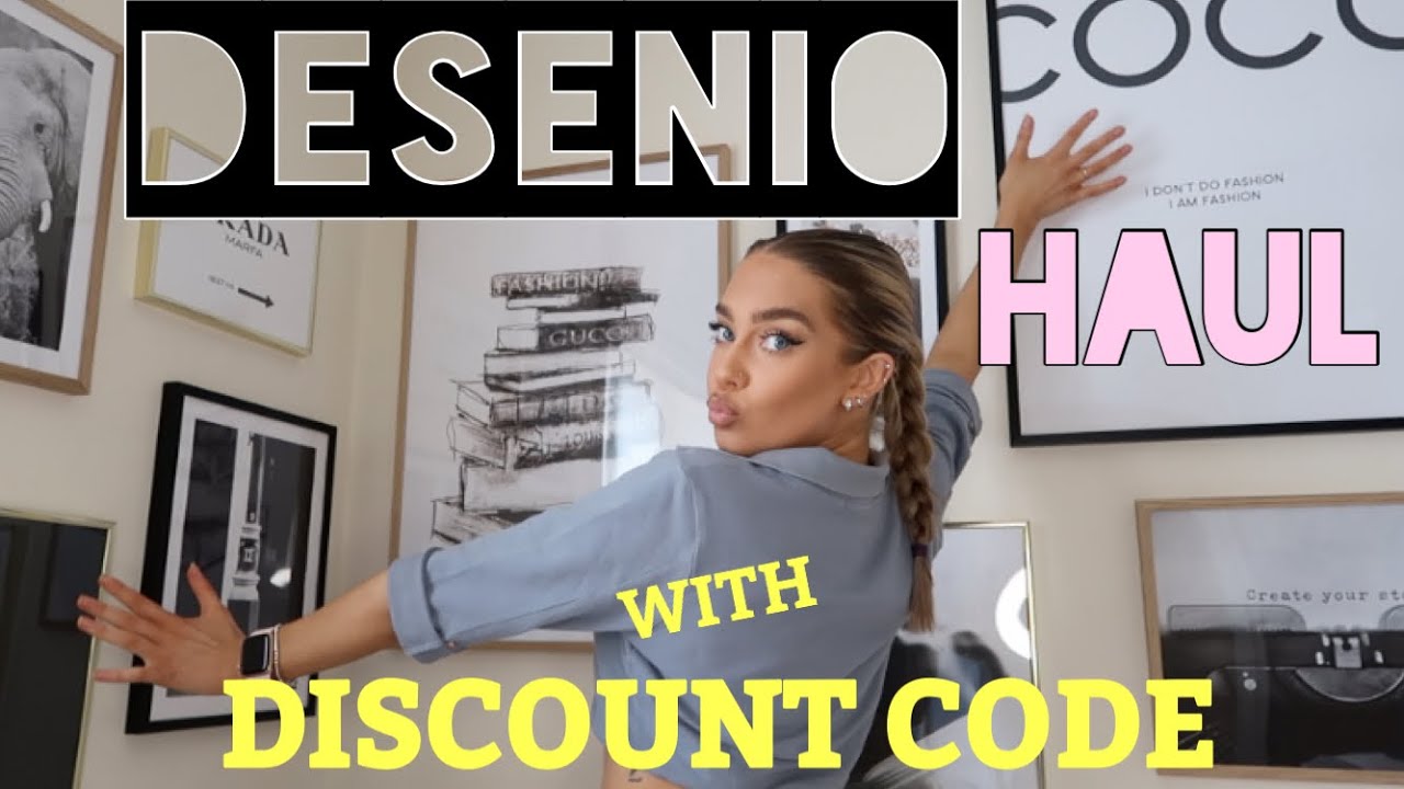 DESENIO PRINTS HAUL WITH DISCOUNT CODE!!! HOME DECOR INSPIRATION Ella