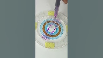 Relax and Watch the Beauty of Lines Unfold. #art #asmr #spirograph #shorts #2024 #usa #subscribe