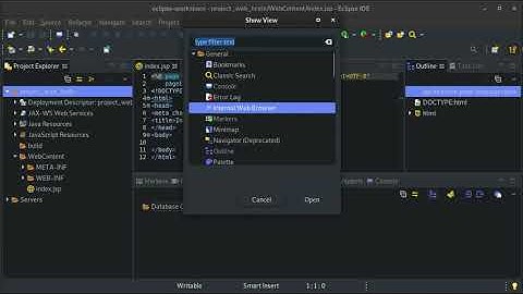 Criando uma página JSP