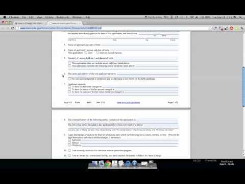 Video: Bagaimana Anda mengubah nama Anda setelah menikah di Minnesota?