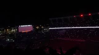 South Carolina vs Tennessee 4th quarter light show/ sandstorm 11-19-22