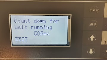 JY500B3 Belt Scale Controller: Establish Belt Speed Measurement Cycle