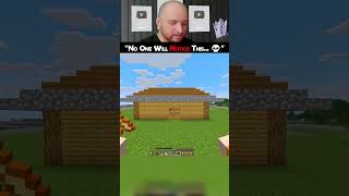 NO ONE WILL NOTICE THIS #minecraft #minecraftshorts #minecraftmemes