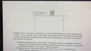 AP Physics C Final Mechanics FRQ Prep