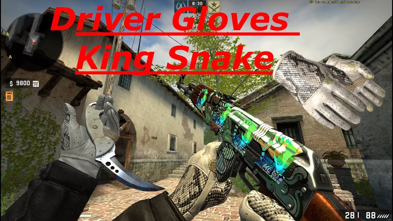 CSGO MOD FOR CSS Driver Gloves King Snake(Mini Packs) 4 YouTube
