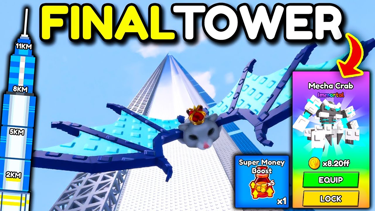 I Climbed The FINAL TOWER And Got OP PETS In Climb & Jump Tower (Roblox)!