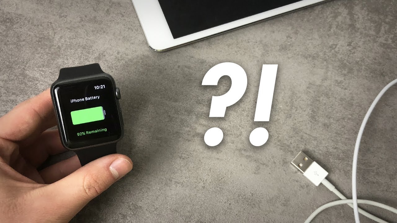 How To Check Apple Watch Battery YouTube