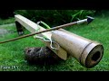 DIY - Super Powerful Long Crossbow - How To Make Powerful Crossbow