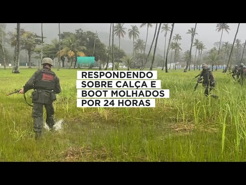 Roupa e pés molhados por 24 horas por dia - Resposta