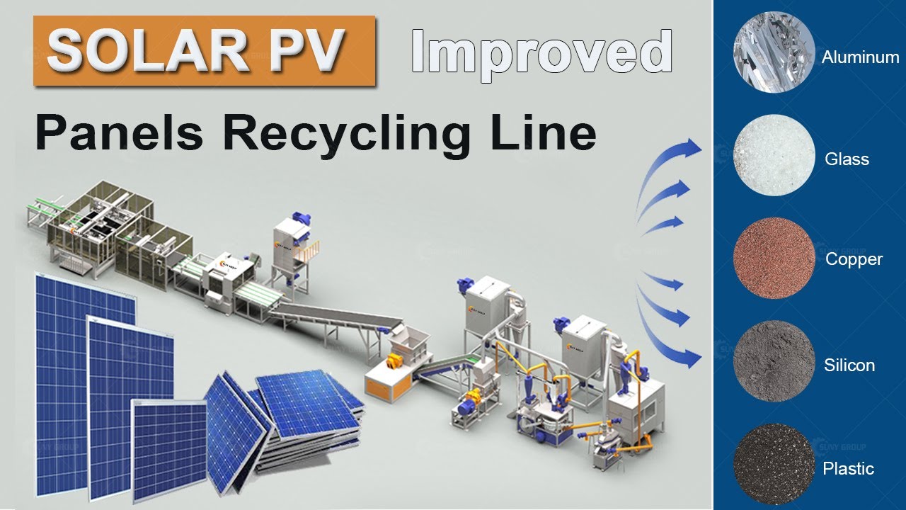 Solar Panel (PV Modules) Recycling Plant - (NEW) - YouTube