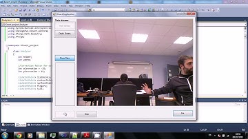 Hand-gesture recognition application with MicroSoft KINECT