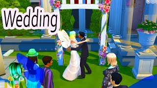 Getting Married - Wedding Day - Fairy Fantasy SIMS 4 Game Let's Play Dating Video Series Part 11