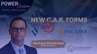 CAREB Power Session | New C.A.R.  Forms